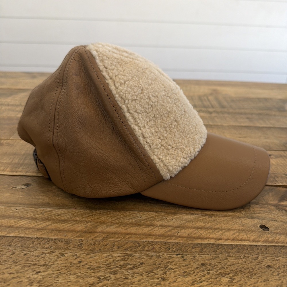 UGG Australia Unisex Shearling Sheepskin Baseball Cap Adjustable O/S Original